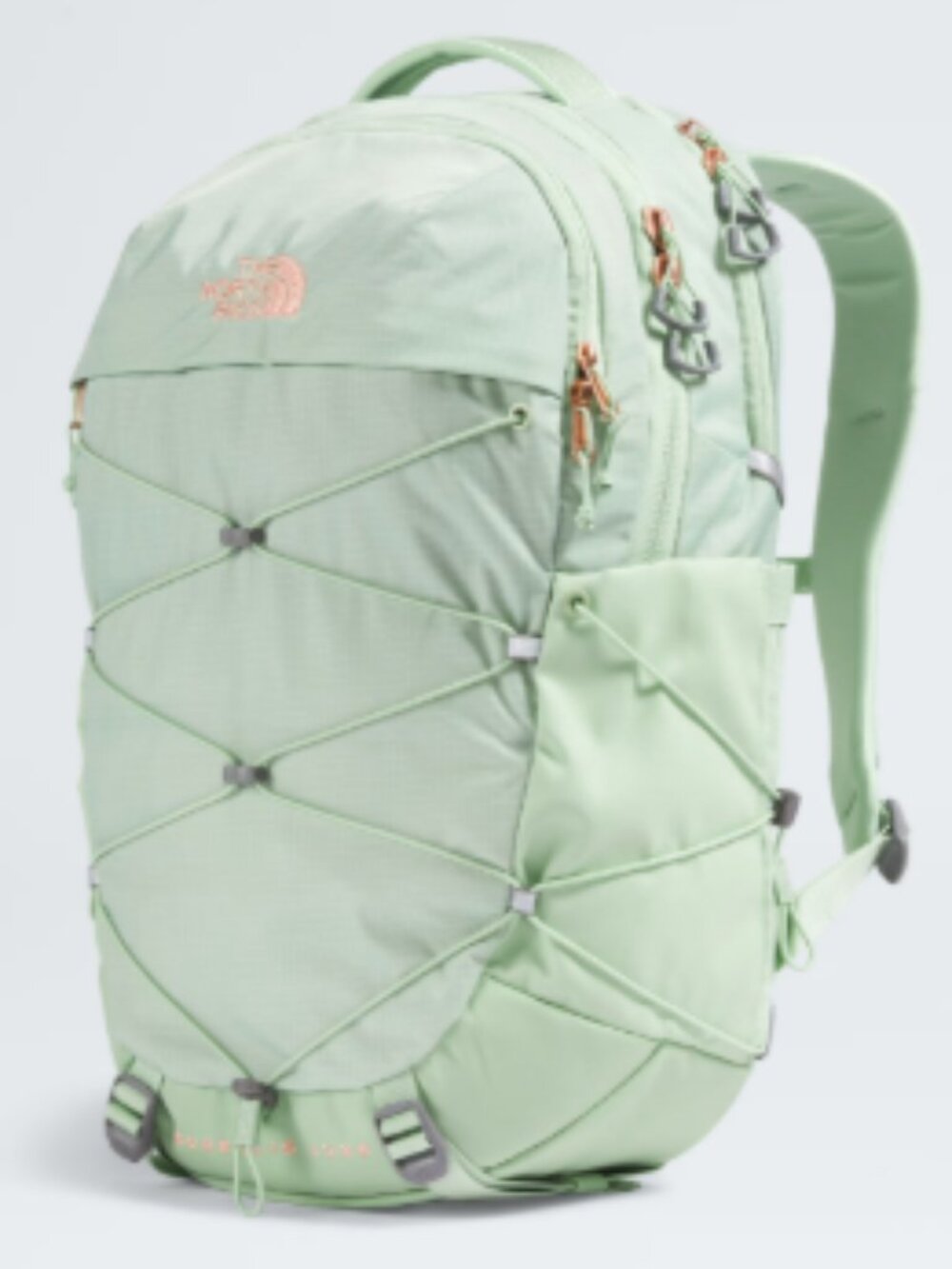NEW The North Face Borealis Luxe Backpack Misty Sage Burnt Coral Embroidery 27L